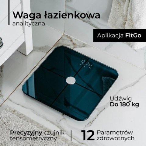 Waga łazienkowa analityczna - Smart - aplikacja FitGo