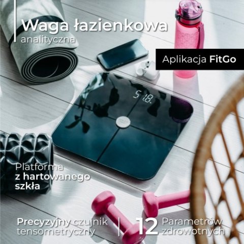 Waga łazienkowa analityczna - Smart - aplikacja FitGo