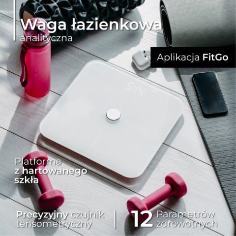Waga łazienkowa analityczna - Smart - aplikacja FitGo
