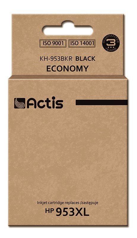 Tusz Actis KH-953BKR (zamiennik HP 953XL L0S70AE; Standard; 50ml; czarny) - Nowy Chip Tusz Actis KH-953BKR (zamiennik HP 953XL L0S70AE; Standard; 50ml; czarny) - Nowy Chip