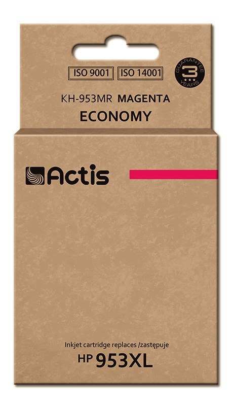 Tusz Actis KH-953MR (zamiennik HP 953XL F6U17AE; Standard; 25ml; czerwony) - Nowy Chip Tusz Actis KH-953MR (zamiennik HP 953XL F6U17AE; Standard; 25ml; czerwony) - Nowy Chip