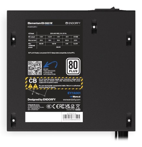 Zasilacz ENDORFY Elementum E5 450W (EY7A002) Zasilacz ENDORFY Elementum E5 450W (EY7A002)