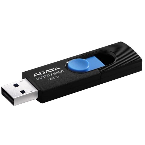 ADATA FLASHDRIVE UV320 64GB USB3.1 Black-Blue ADATA FLASHDRIVE UV320 64GB USB3.1 Black-Blue