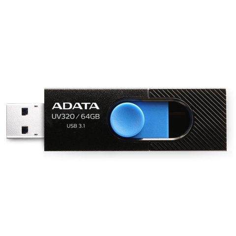 ADATA FLASHDRIVE UV320 64GB USB3.1 Black-Blue ADATA FLASHDRIVE UV320 64GB USB3.1 Black-Blue