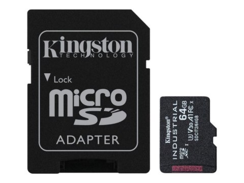 Karta pamięci KINGSTON 64 GB Adapter Karta pamięci KINGSTON 64 GB Adapter