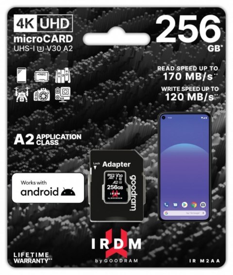 Karta pamięci GOODRAM 256 GB Adapter Karta pamięci GOODRAM 256 GB Adapter