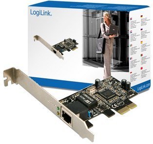 Karta sieciowa przewodowa LOGILINK Gigabit Ethernet PC Card PC0029A Karta sieciowa przewodowa LOGILINK Gigabit Ethernet PC Card PC0029A