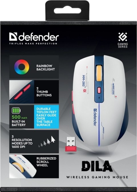 MYSZ DEFENDER DILA MM-282 RF 1800dpi 6P