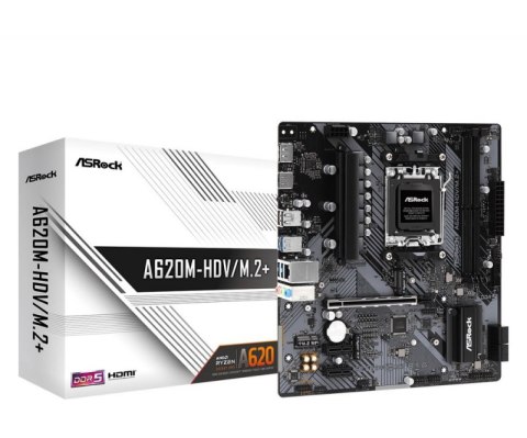 Płyta główna ASROCK A620M-HDV/M.2+ (AM5 /micro ATX) Płyta główna ASROCK A620M-HDV/M.2+ (AM5 /micro ATX)