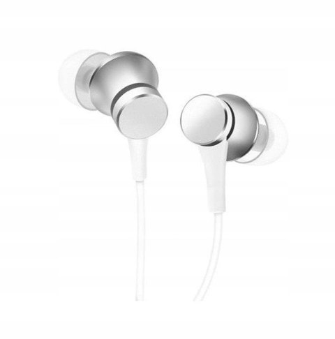 Słuchawki przewodowe Xiaomi Mi In-Ear Headphones Basic srebrny Słuchawki przewodowe Xiaomi Mi In-Ear Headphones Basic srebrny