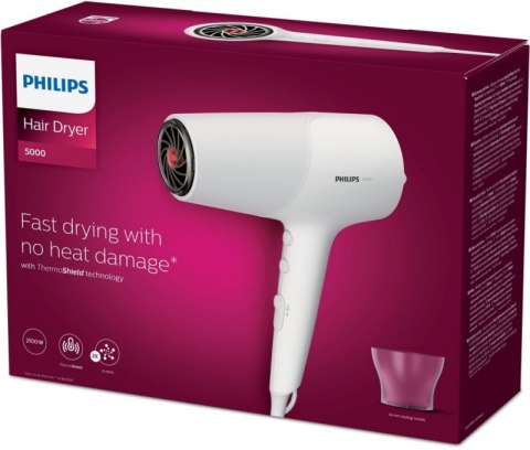 Suszarka do włosów PHILIPS BHD500/00 (2100W /Biały ) Suszarka do włosów PHILIPS BHD500/00 (2100W /Biały )