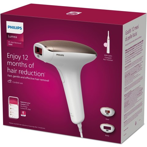 Depilator PHILIPS Lumea Advanced IPL BRI921/00 + Trymer Wbudowany filtr UV Depilator PHILIPS Lumea Advanced IPL BRI921/00 + Trymer Wbudowany filtr UV