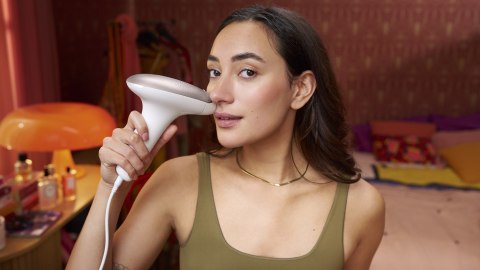 Depilator PHILIPS Lumea Advanced IPL BRI921/00 + Trymer Wbudowany filtr UV Depilator PHILIPS Lumea Advanced IPL BRI921/00 + Trymer Wbudowany filtr UV