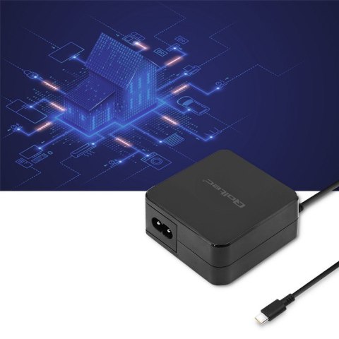 QOLTEC ZASILACZ SIECIOWY 65W | 5-20.3V | 2-3.25A | USB TYP C | PD QOLTEC ZASILACZ SIECIOWY 65W | 5-20.3V | 2-3.25A | USB TYP C | PD