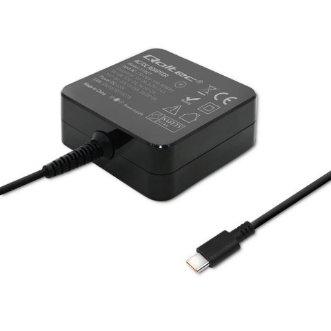 QOLTEC ZASILACZ SIECIOWY 65W | 5-20.3V | 2-3.25A | USB TYP C | PD QOLTEC ZASILACZ SIECIOWY 65W | 5-20.3V | 2-3.25A | USB TYP C | PD