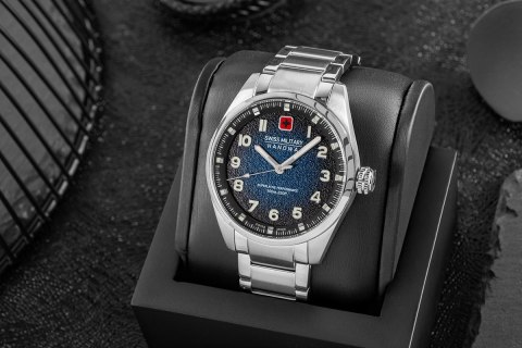 Zegarek Męski SWISS MILITARY HANOWA Greyhound SMWGG0001504 + BOX Zegarek Męski SWISS MILITARY HANOWA Greyhound SMWGG0001504 + BOX