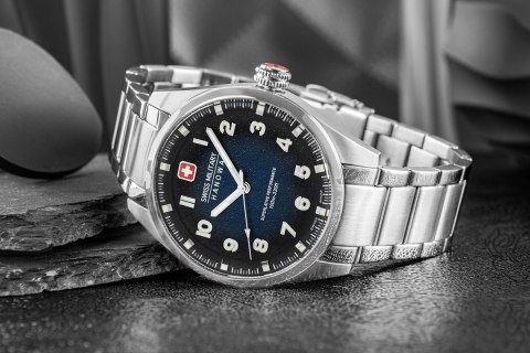 Zegarek Męski SWISS MILITARY HANOWA Greyhound SMWGG0001504 + BOX Zegarek Męski SWISS MILITARY HANOWA Greyhound SMWGG0001504 + BOX
