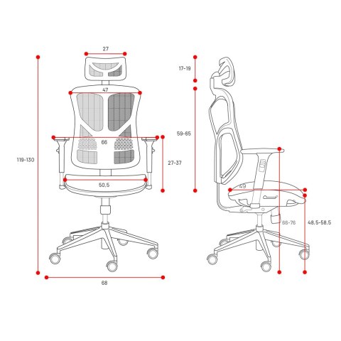 Fotel gamingowy DIABLO V-BASIC FOTEL czarno-szary Fotel gamingowy DIABLO V-BASIC FOTEL czarno-szary