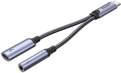 Unitek Adapter USB-C na minijack 3,5mm i USB-C 60W Unitek Adapter USB-C na minijack 3,5mm i USB-C 60W