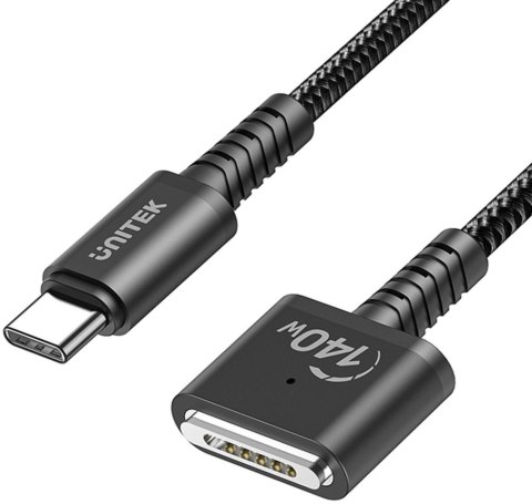 Unitek Kabel zasilający USB-C - MagSafe 3 140W 1 m Unitek Kabel zasilający USB-C - MagSafe 3 140W 1 m
