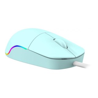 Mysz przewodowa Defender AZORA MB-241 OPTICAL 1200dpi 3P miętowa kabel 1.8 m