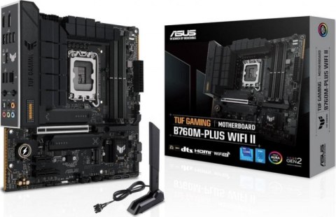 Płyta główna ASUS TUF GAMING B760M-PLUS WIFI II (Socket 1700 /micro ATX) Płyta główna ASUS TUF GAMING B760M-PLUS WIFI II (Socket 1700 /micro ATX)