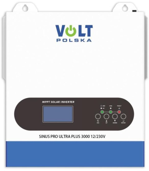 Przetwornica Inwerter solarny SinusPro ULTRA PLUS 3000 12/230V (1500/3000W) + 100A MPPT (30-500V) Przetwornica Inwerter solarny SinusPro ULTRA PLUS 3000 12/230V (1500/3000W) + 100A MPPT (30-500V)