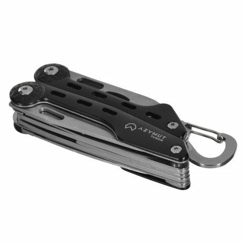 Multitool AZYMUT Turon - 10 narzędzi + karabińczyk +kabura do pasa (H-P224108) Multitool AZYMUT Turon - 10 narzędzi + karabińczyk +kabura do pasa (H-P224108)