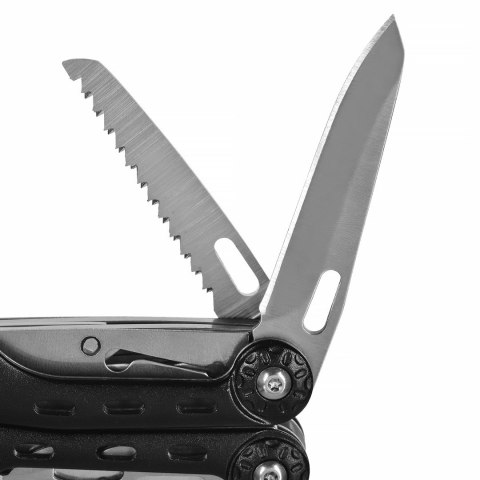 Multitool AZYMUT Turon - 10 narzędzi + karabińczyk +kabura do pasa (H-P224108) Multitool AZYMUT Turon - 10 narzędzi + karabińczyk +kabura do pasa (H-P224108)