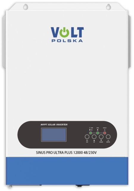 Przetwornica Inwerter solarny SinusPro ULTRA PLUS 12000 48/230V (6200/12000W) Wi-Fi + 120A MPPT (60-500V) Przetwornica Inwerter solarny SinusPro ULTRA PLUS 12000 48/230V (6200/12000W) Wi-Fi + 120A MPPT (60-500V)