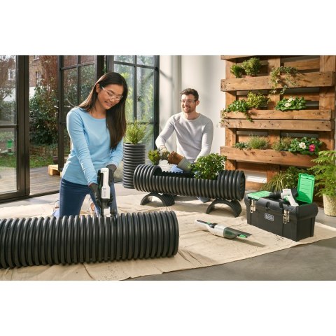 Black & Decker REVHV8C-QW odkurzacz przenośny Czarny, Biały Bez worka Black & Decker REVHV8C-QW odkurzacz przenośny Czarny, Biały Bez worka