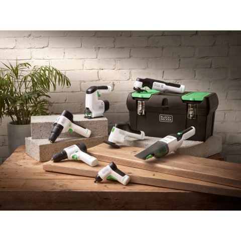 Black & Decker REVHV8C-QW odkurzacz przenośny Czarny, Biały Bez worka Black & Decker REVHV8C-QW odkurzacz przenośny Czarny, Biały Bez worka
