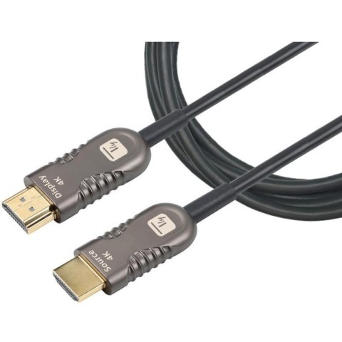 Kabel HDMI Techly 2.0 4K 60Hz 15m aktywny optyczny 18Gbps Kabel HDMI Techly 2.0 4K 60Hz 15m aktywny optyczny 18Gbps