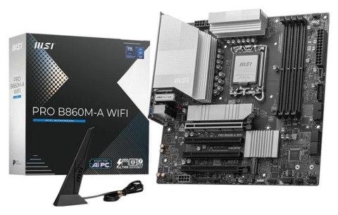 Płyta główna MSI PRO B860M-A WIFI (LGA1851 /mATX) Płyta główna MSI PRO B860M-A WIFI (LGA1851 /mATX)