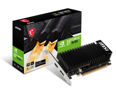Karta graficzna MSI GeForce GT 1030 4GB DDR4 (GEFORCE GT 1030 4GHD4 LP OC) Karta graficzna MSI GeForce GT 1030 4GB DDR4 (GEFORCE GT 1030 4GHD4 LP OC)