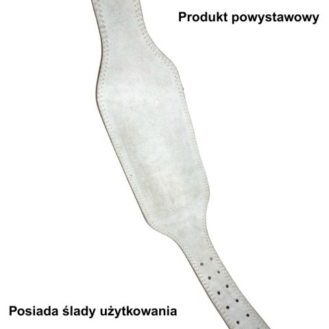 Pas kulturystyczny ze skóry naturalnej 10 i 15 cm rozmiar S