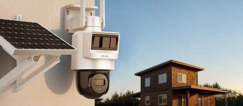 Kamera IP Hilook PTZ-S4-4G z panelem solarnym Kamera IP Hilook PTZ-S4-4G z panelem solarnym