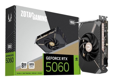 Karta graficzna ZOTAC GAMING GeForce RTX 5060 SOLO 8GB Karta graficzna ZOTAC GAMING GeForce RTX 5060 SOLO 8GB