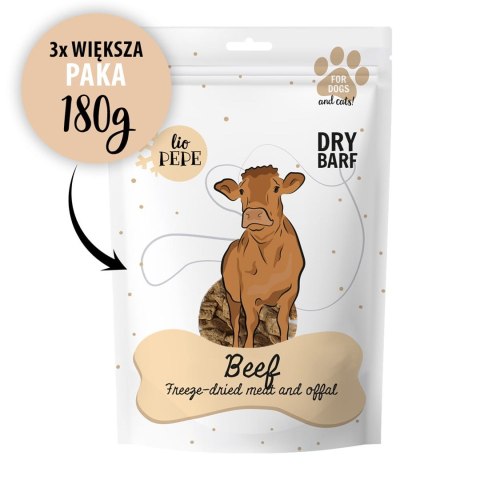Paka Zwierzaka Lio Pepe Przysmak Beef (mięso wołowina) XL 180g Paka Zwierzaka Lio Pepe Przysmak Beef (mięso wołowina) XL 180g