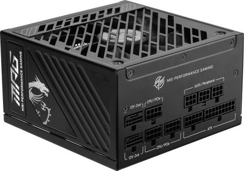Zasilacz MSI MPG A850GS 850W PCIE5 80+ Gold ATX 3.1 Zasilacz MSI MPG A850GS 850W PCIE5 80+ Gold ATX 3.1