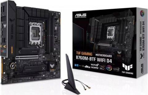 Płyta główna ASUS TUF GAMING B760M-BTF WIFI D4 (Socket 1700 /micro ATX) Płyta główna ASUS TUF GAMING B760M-BTF WIFI D4 (Socket 1700 /micro ATX)