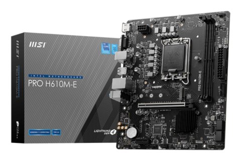 Płyta główna MSI PRO H610M-E Płyta główna MSI PRO H610M-E