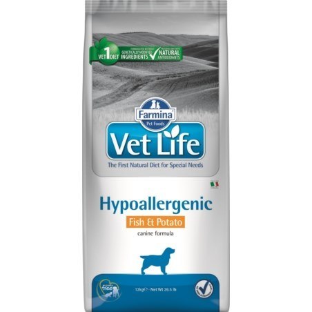 FARMINA Vet Life Hypoallergenic Fish & Potato Canine - sucha karma dla psa - 12 kg FARMINA Vet Life Hypoallergenic Fish & Potato Canine - sucha karma dla psa - 12 kg