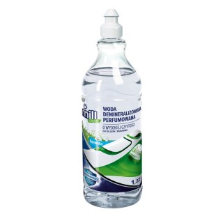 MILL CLEAN Woda demineralizowana perfumowana Konwalia do żelazek, produkt do prasowania o wysokiej czystości 1,22L (opak.zb 9 sz