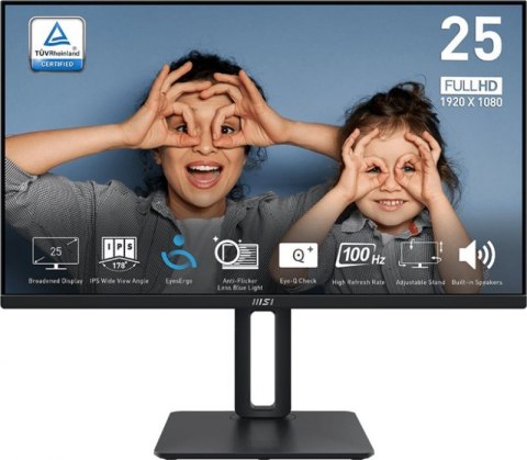 Monitor MSI PRO MP251P (24.5" /IPS /100Hz /1920 x 1080 /Czarny) Monitor MSI PRO MP251P (24.5" /IPS /100Hz /1920 x 1080 /Czarny)