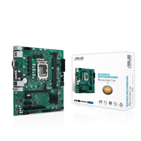 Płyta główna ASUS PRO H610M-C D4-CSM (Socket 1700 /micro ATX) Płyta główna ASUS PRO H610M-C D4-CSM (Socket 1700 /micro ATX)