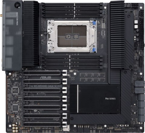 Płyta główna ASUS Pro WS WRX80E-SAGE SE WIFI (Socket sWRX8 /Extended ATX) Płyta główna ASUS Pro WS WRX80E-SAGE SE WIFI (Socket sWRX8 /Extended ATX)
