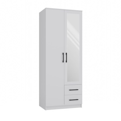 SZAFA ROMANA 80X205 BIAŁA Z LUSTREM SZAFA ROMANA 80X205 BIAŁA Z LUSTREM