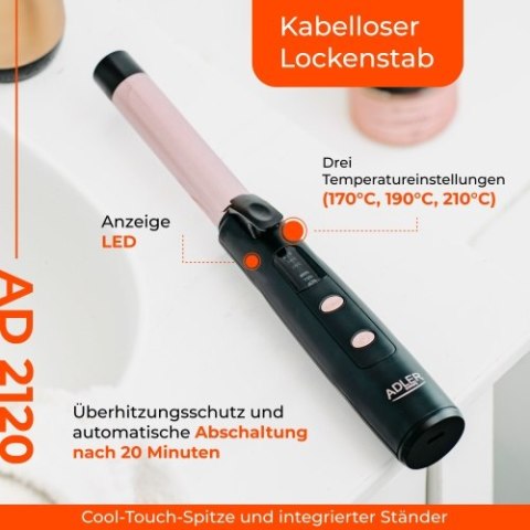 Bezprzewodowa lokówka podróżna - USB Bezprzewodowa lokówka podróżna - USB