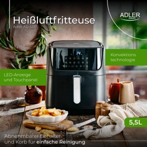 Frytkownica beztłuszczowa - 12 programów 5,5 L - Air Fryer